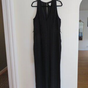 A New Day | Size XXL | Black Vneck Belted Sleeveless Jumpsuit Pockets Evening